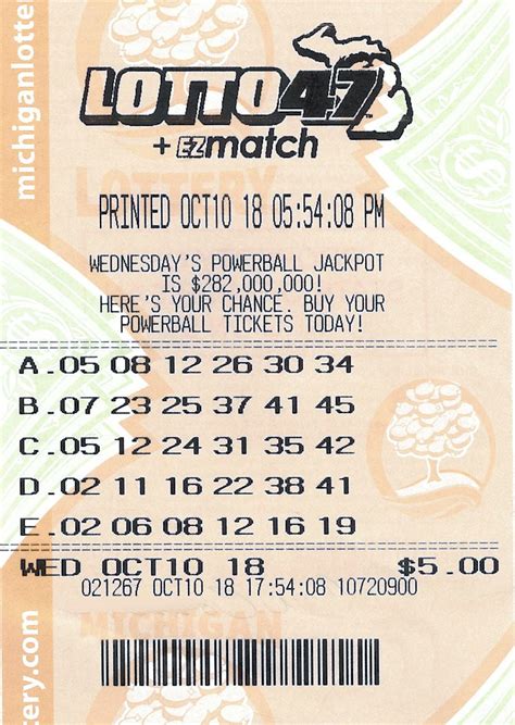 michigan lottery 47